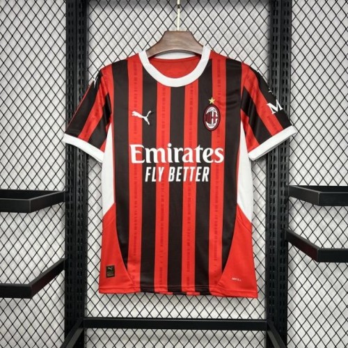 AC Milan home football jersey fan version for the 24-25 season