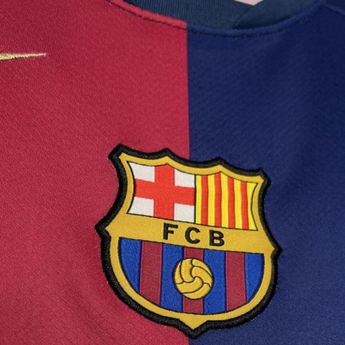 24-25 Barcelona Home Football Jersey Fan Edition